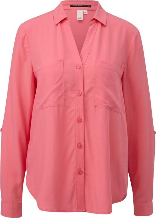Immagine prodotto s.Oliver Bluse Viskosebluse mit Turn-up und aufgesetzten Taschen (36)