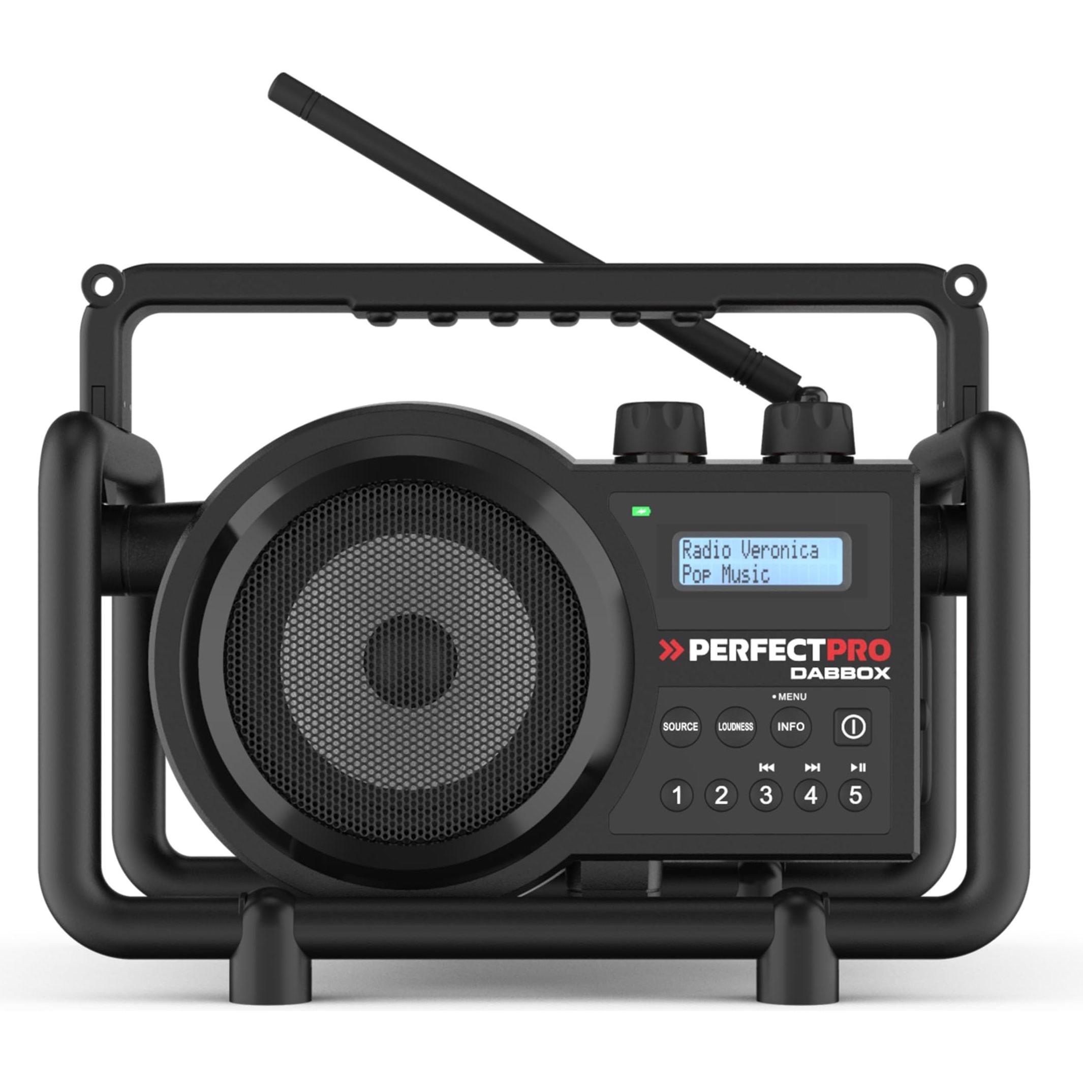 PerfectPro Dabbox (DAB+, FM, Bluetooth), Radio, Schwarz
