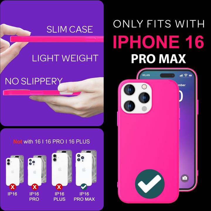 Produktbild Nalia Neon Silikon Hülle (Apple iPhone 16 Pro Max)
