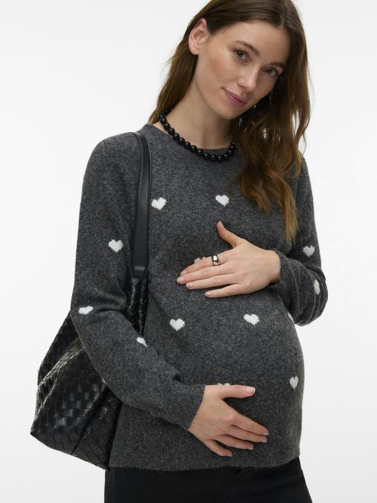 Produktbild Vero Moda Maternity Normal geschnitten Rundhals Pullover Strickpullover (XXL)