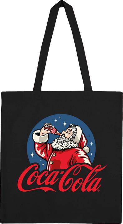 Coca Cola Tragetasche Drinking Santa