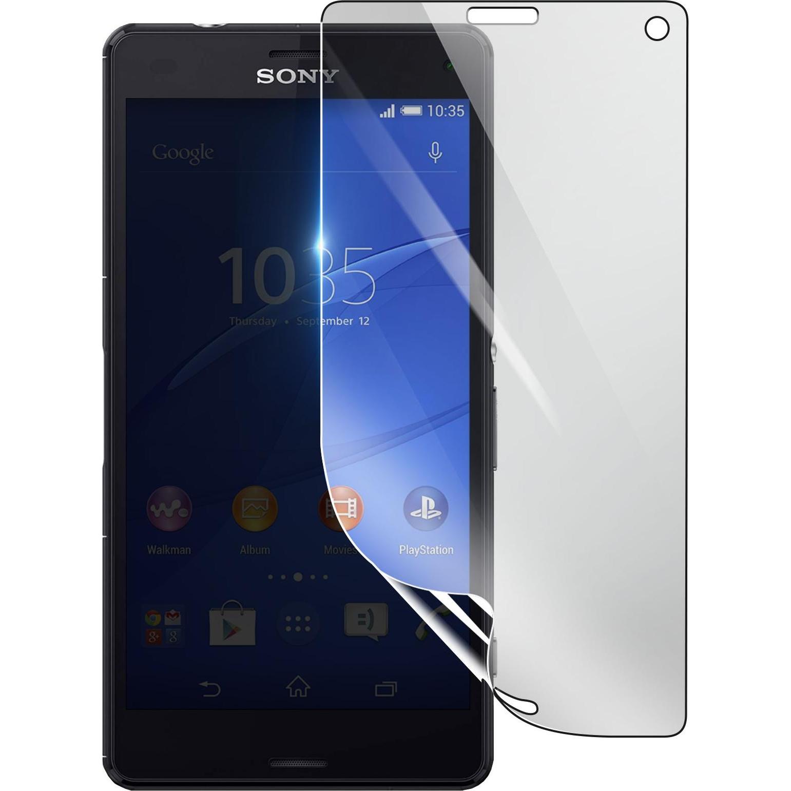 3MK Hydrogel Bildschirmfolie für Sony Xperia Z3 Compact (1 Stück, Sony Xperia Z3 Compact), Smartphone Schutzfolie, Trans...