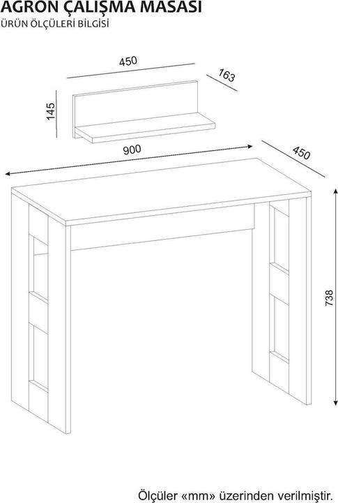 Image du produit Kalune Design Dustin (90 x 45 x 73.80 cm)