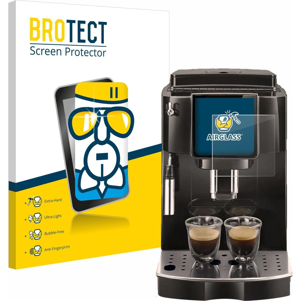 BROTECT AirGlass Panzerglasfolie, Zubehör Kaffeemaschinen, Transparent