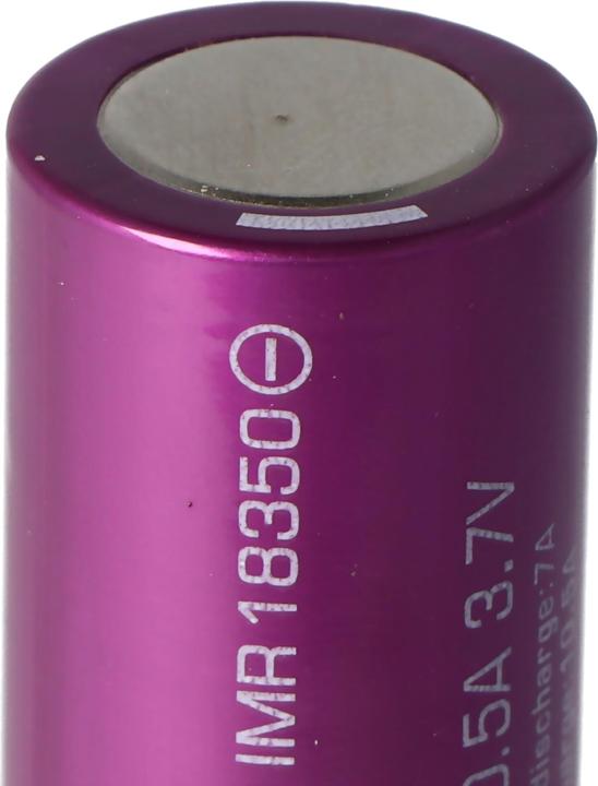 Produktbild Efest Akku Purple IMR18350 (Pluspol flach) (1 Stk., 18350, 700 mAh)