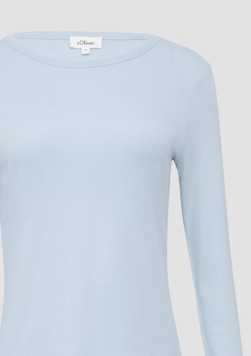 Actual product image S.Oliver T-Shirt Baumwoll-Longsleeve im Slim Fit (46)