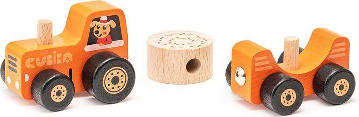 Actual product image Cubika Wooden toy "Tractor