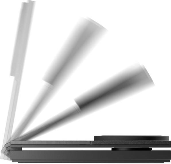Actual product image Native Union Rise 3-In-1 Qi2 Wireless Charger Black (15 W)