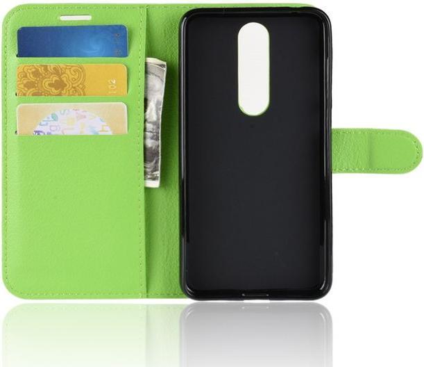 Actual product image MU Classic Litchi Leather Bookcover Series (Nokia 5.1 Plus)