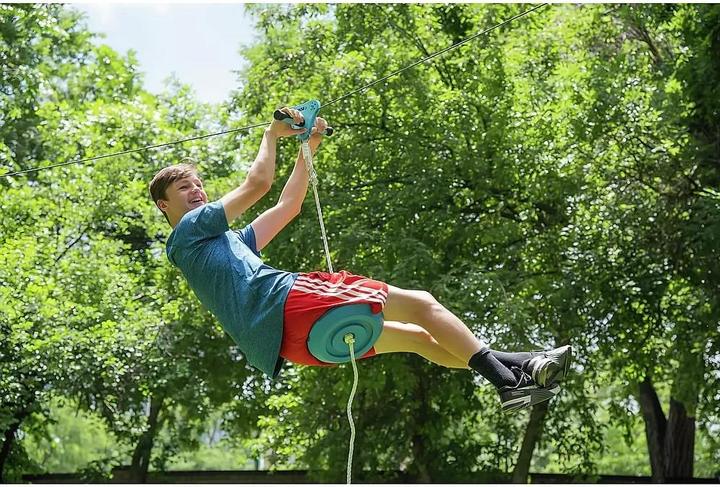 Produktbild Trelines Seilrutsche mit Bremse (30 m + Schnellaufbau)