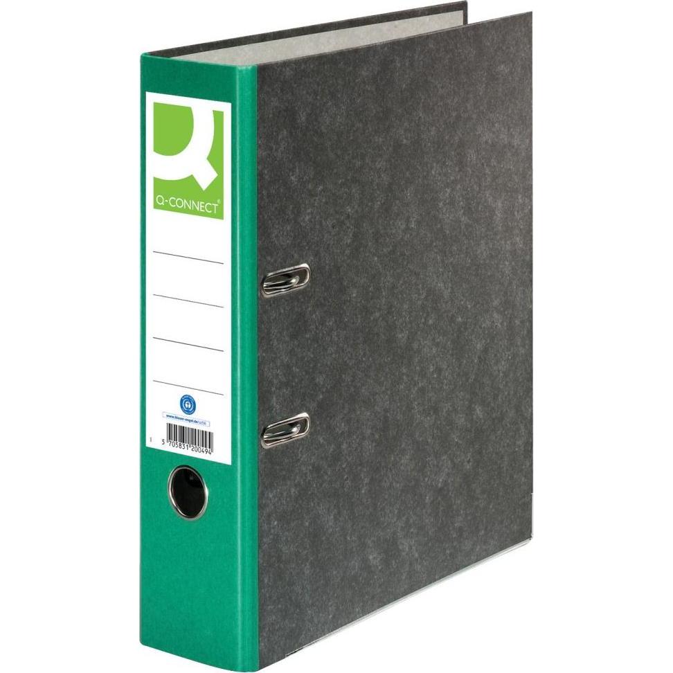 Q-Connect, Ordner, Ordner Pappe A4 80 mm grün (A4)