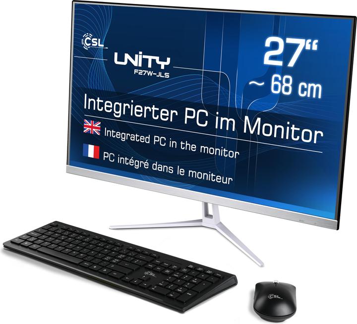Immagine prodotto CSL AIO Unity F27W-JLS (Intel Celeron N5100, 16 GB, 512 GB, Grafica Intel UHD)