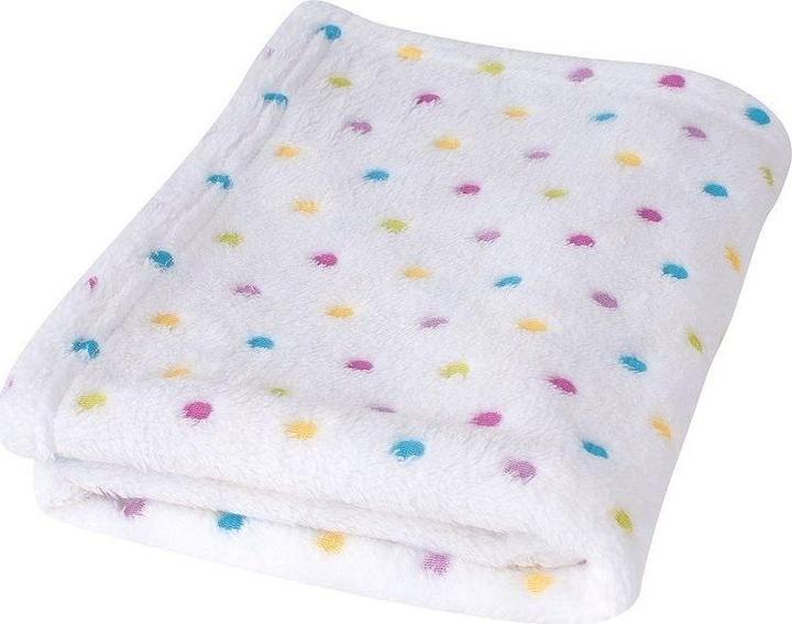 Actual product image Baby Matex BabyMatex blanket with colorful dots 75 * 100 Milly (100 x 75 cm)