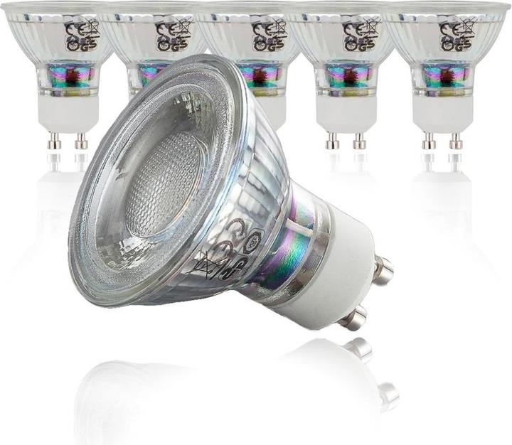 B.K.Licht LED bulbs, set of 10, GU10/5W/400lm (GU10, 400 lm, 10x)