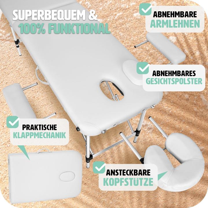 Immagine prodotto tectake Lettino da massaggio a 2 zone
