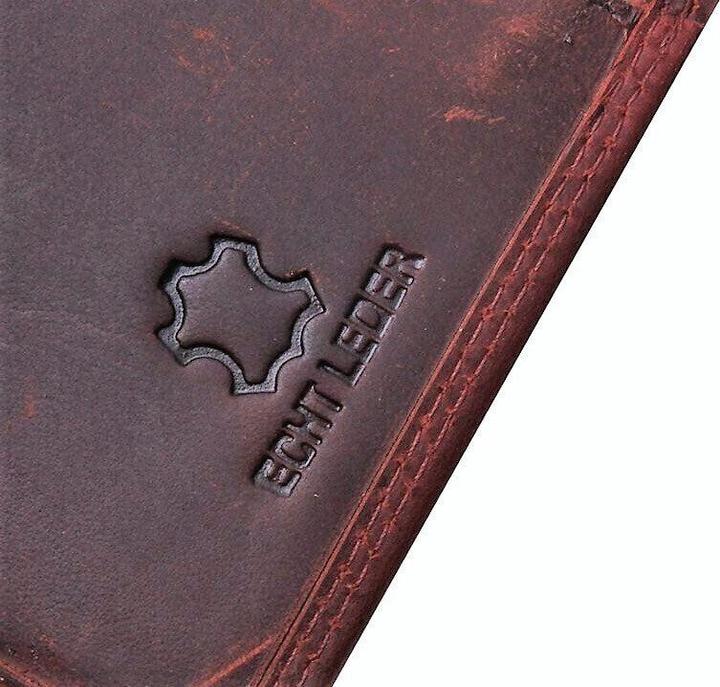 Actual product image A. WILD Wallet Men's leather wallet No.12.1