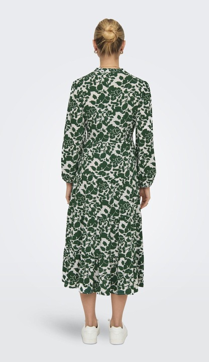 Produktbild Only Locker geschnitten V-Ausschnitt Elastische Bündchen Kurzes Kleid Kleid (L)
