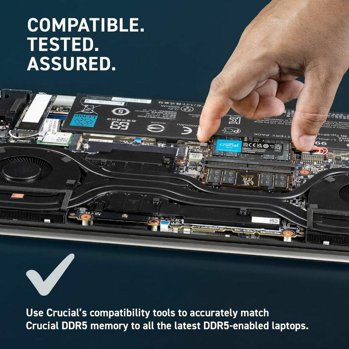 Produktbild Crucial CT2K32G56C46S5 (2 x 32GB, 5600 MHz, DDR5-RAM, SO-DIMM)