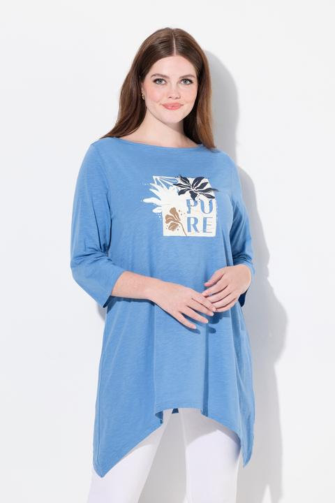 Produktbild Ulla Popken Shirt, PURE, U-Boot-Ausschnitt, 3/4-Arm (50, 52)