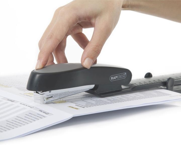 Produktbild Rapesco Langarm-Heftger„t Manta Ray, schwarz (25 Blätter)