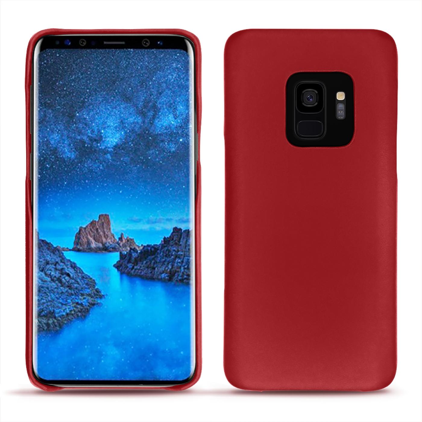 Thumbnail - Noreve Lederschutzhülle (Samsung Galaxy S9), Smartphone Hülle, Rot