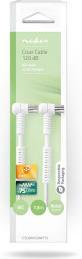 Produktbild Nedis Koaxial Kabel | IEC (Coax) Stecker | IEC (Coax) Buchse | Vernickelt | 120 dB | 75 Ohm | 4-fach (120 dB, Antennenkabel)