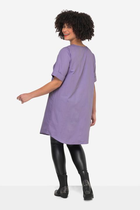 Produktbild Angel of Style Longbluse, Popeline, V-Ausschnitt, Halbarm (54)