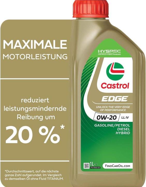 Actual product image Castrol Edge Supercar (1 l, SAE 0W-20)