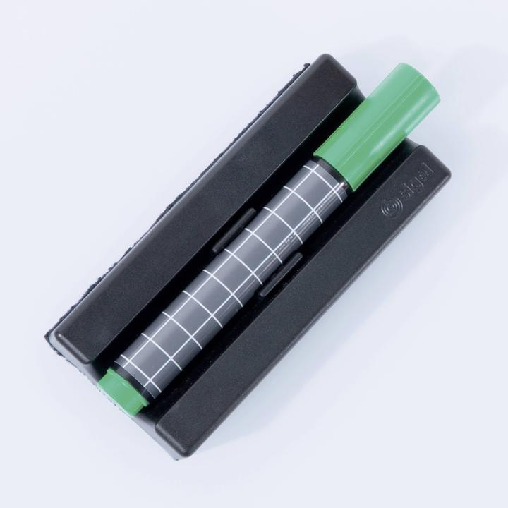 Sigel Whiteboard wiper (W x H) 130 mm x 60 mm Black BA150 (1 x)