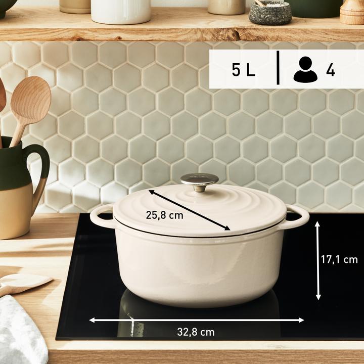 Produktbild Tefal LOV Bräter (25 cm, Kochtopf, Bräter + Schmortopf, Gusseisen)
