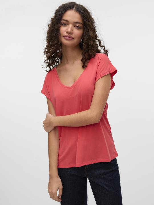 Actual product image Vero Moda Vmfilli Ss V-Neck Tee Ga Noos (M)