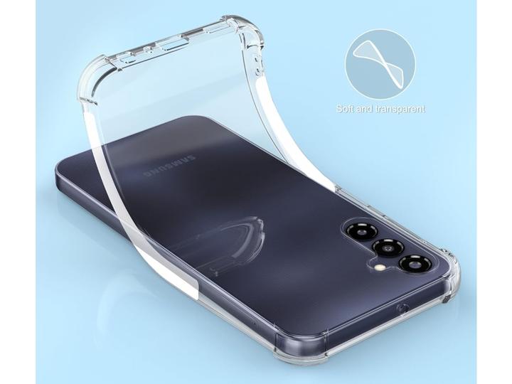 Produktbild Screenguard Samsung Galaxy A25 5G Hülle Crystal Soft Airbag Bumper (Samsung Galaxy A25 5G)
