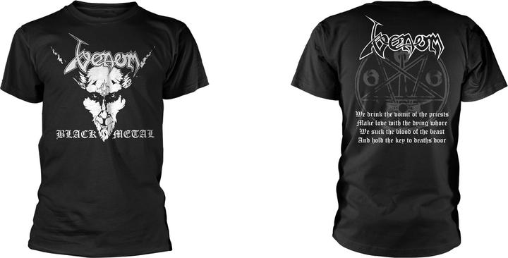 Venom Black Metal White Print (S)