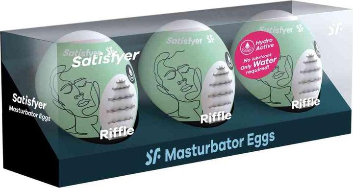 Produktbild Satisfyer Masturbator Egg Set - Riffle - 3 pcs