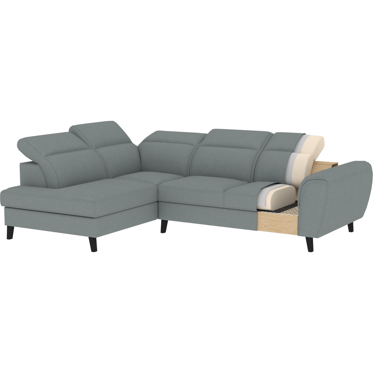 ELTAP, Sofa, Noble (Ecksofa, 4-Sitzer, Bettsofa)