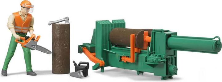 Actual product image Bruder BR Forestry set bWorld with figure