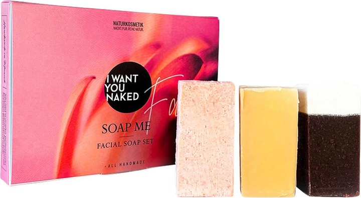 Image du produit I want you naked SOAP ME Face - Set de savons pour le visage (Set soin du visage)