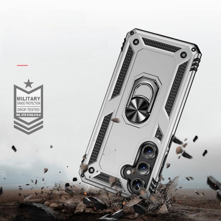Actual product image Cover-Discount FE - Robust back cover with kickstand (Samsung Galaxy S24 FE)