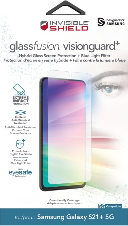 Produktbild InvisibleShield Visionguard (1 Stück, Samsung Galaxy S21+)