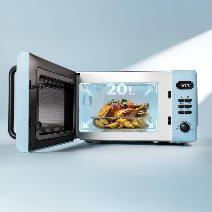 Productafbeelding Cecotec Digitale Mikrowelle mit Grillfunktion, 6 Leistungsstufen, Timer und Kindersicherung (20 l)