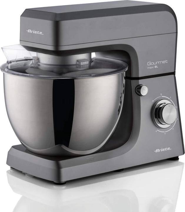Ariete 1575 Gourmet Maxi 8L, Capacità 8L, 1200W, 6 velocità + Pulse, Accessori per vari impasti (1200 W)