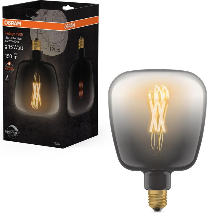 Actual product image Osram Vintage 1906 Led Big Special Shapes (E27, 4.50 W, 150 lm, 1 x, G)