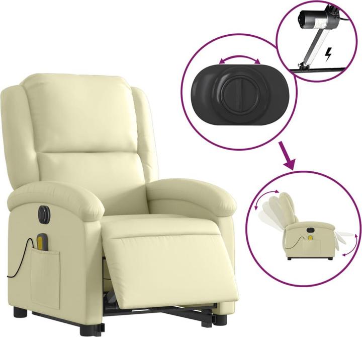 Image du produit vidaXL Massagesessel mit Aufstehhilfe