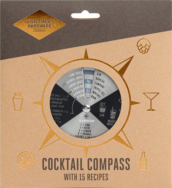 Gentlemen's Hardware Bar Compass (Organisateur de bar)