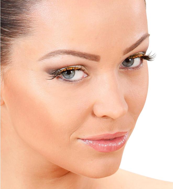 Actual product image Widmann Glitter Eyelashes (Artificial eyelashes)