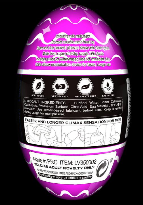 Produktbild Love Toy Giant Egg - Masturbationsei