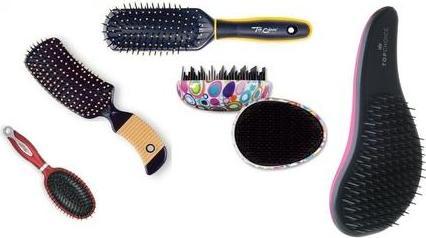 Image du produit TOP Brosse à cheveux à démêler, différents modèles et couleurs