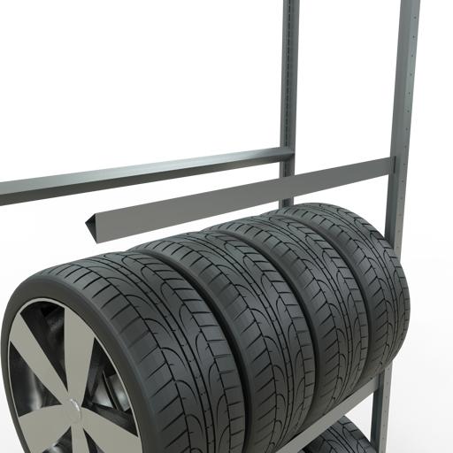 Produktbild Schulte Lagertechnik Räder-Anbauregal MULTIplus151