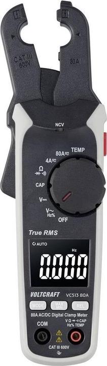 Produktbild Voltcraft VC513 80A Stromzange Auflösung 1 mA CAT III 600 V Anzeige (Counts): 40 (CAT III 600V)