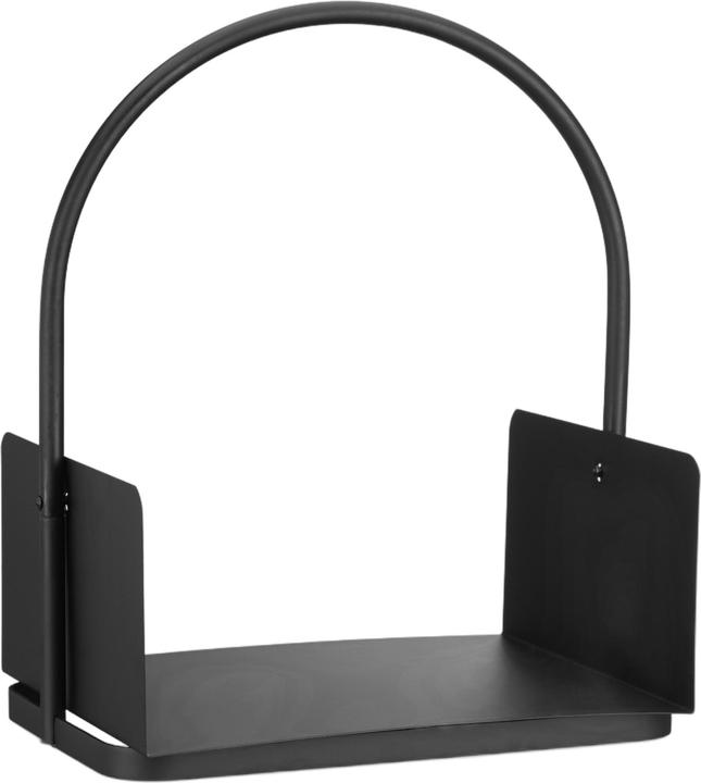 Actual product image Relaxdays Fireplace wood basket